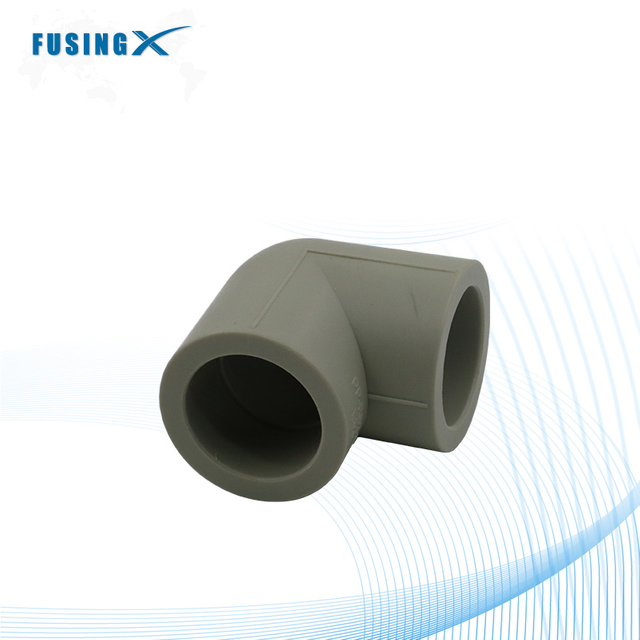 High-Performance Gray PPR 90 Elbow Fitting para sa Industrial Pipe System